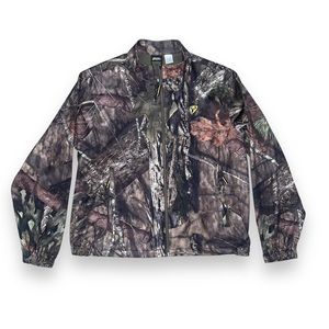 Scent Blocker Mossy Oak Breakup Zip Jacket Men’s Size L Mock Neck Elastic Cuffs